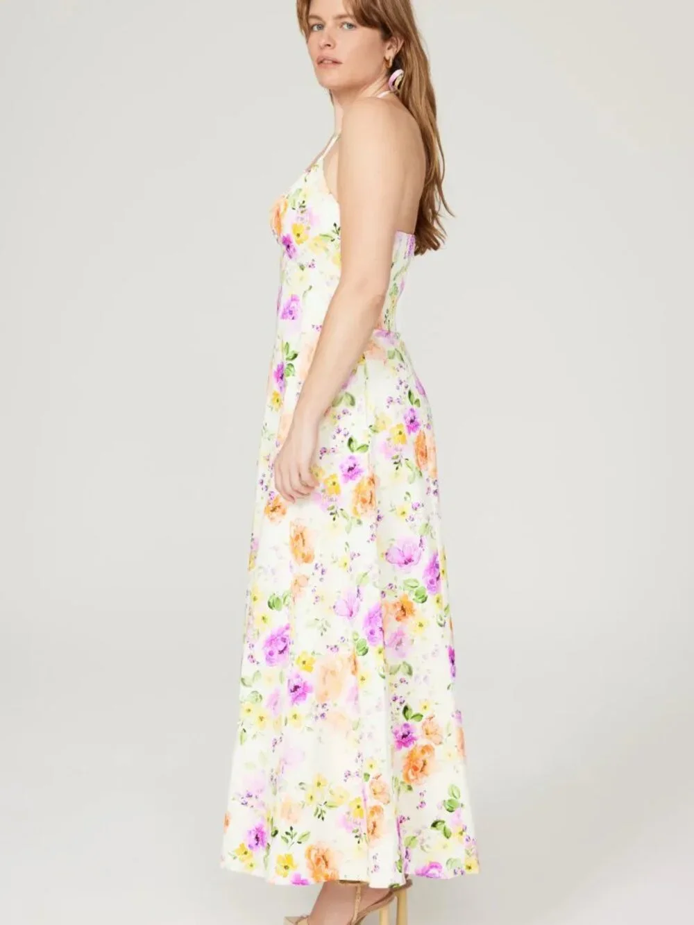 Favorite Daughter The Halting Traffic Dress Maxi Anthropologie Oahu Watercolor